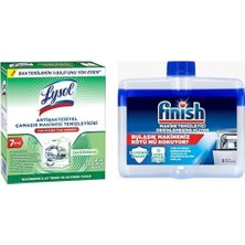 Hd Group Antibakteriyel Çamaşır Makinesi Temizleyici Çam ve Okaliptus Ferahlığı 250 ml ve Finish Bulaşık Makinesi Temizleyicisi (1 x 250 Ml)