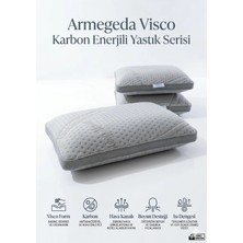 Viscopure Karbon Visco Ortopedik Yastık – Ergonomik Uyku Konforu-Işık Enerjili