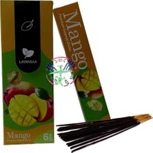 Hd Group Layansaa Mango (Fresh) Kokusu Özel Aroma Kokusu Agarbatti Arınma 20 Adet 1 Paket Çubuk Tütsü