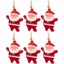 Hd Group 5cm 6 Adet Mini Yılbaşı Ağacı Süsü Baba Ağacı Süsü (6 Adet/paket)