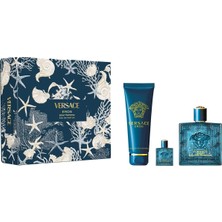 Hd Group Eros Edp Parfüm 100 ml + Duş Jeli 150 ml + Seyahat Boy Erkek Parfümü 5 ml Set