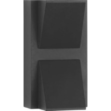 Hd Group Cata Rodos 7 Watt Modern Duvar LED Aplik 3200K Gün Işığı Çift Yönlü Iç ve Dış Mekan Aplik IP44