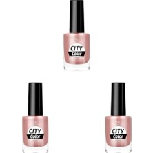 Hd Group City Nail Lacquer Oje (No: 18) 3lü Paket