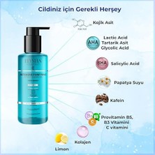 Hd Group Yoğun Arındırıcı Detoks Yüz Temizleme Jeli 3'lü Set - Sivilce ve Siyah Nokta Karşıtı - Aha Bha - Kojik Asit 200 ml
