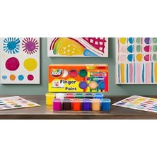 Hd Group Kids Kids Parmak Boyası 12 Renk x 25 ml Set