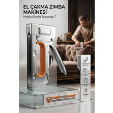 Transformacion El Çakma Zımba Makinesi Turuncu 721758 - 1 Adet Paslanmaz Çelik Mobilya Zımba Tabancası