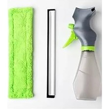 Hd Group -250 ml Deterjan Hazneli Spreyli Çekçekli Peluşlu Cam Silme Aparatı