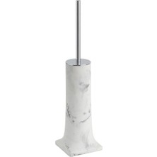 Hd Group Banyo Klozet Frıçası Mermer Desenli-Krom Renk 422X105X105 mm Beyaz Tek Ebat BA4006 009 R3-Cr