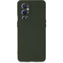 Zemira Home Newface One Plus 9 Pro Kılıf Nano Içi Kadife Silikon - Koyu Yeşil