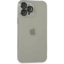 Zemira Home Newface Apple iPhone 13 Pro Max Kılıf Luko Lens Silikon - Yeşil