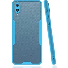 Negok Newface Samsung Galaxy A02 Kılıf Platin Silikon - Mavi