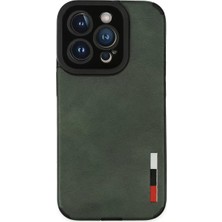 AK-SA-STR Newface Apple iPhone 14 Pro Max Kılıf Loop Deri Silikon - Yeşil