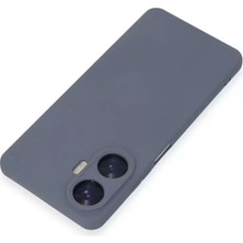 Renas Store Newface Realme C55 Kılıf Nano Içi Kadife Silikon - Gri