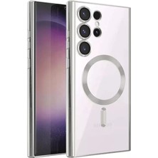 Zemira Home Newface Samsung Galaxy S24 Ultra Kılıf Kross Magneticsafe Kapak - Titan Gri