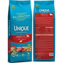 Unique Adult Medium & Large Lamb Kuzu Etli Yetişkin Köpek Maması 12 kg