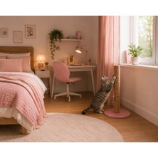 Petody Sakura–  Doğal Ahşap 60 cm  Kedi Tırmalama Direği (Jüt Ip)
