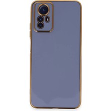 Stylmenplus Newface Xiaomi Redmi Note 12S Kılıf Volet Silikon - Mavi