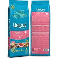 Unique Puppy Medium & Large Somonlu ve Hamsili Yavru Köpek Maması 15 kg