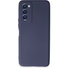 Decostyle Newface Tecno Camon 18 Kılıf First Silikon - Lacivert