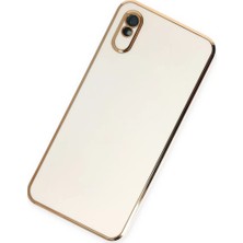 Renas Store Newface Xiaomi Redmi 9A Kılıf Volet Silikon - Beyaz
