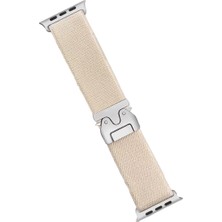 Renas Store Newface Apple Watch 42MM Forest Kumaş Kordon - Krem