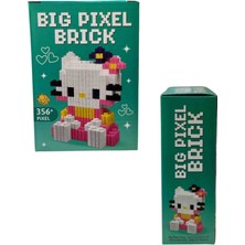 Hello Kitty Tasarımlı Büyük Parçalı Blok Oyuncak Seti 356 Parçalı Big Pixel Brick Set