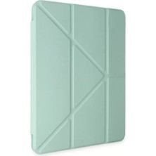 Renas Store Newface Ipad Air 4 10.9 Kılıf Kalemlikli Mars Tablet Kılıfı - Açık Yeşil