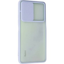 Renas Store Newface Xiaomi Redmi Note 10 Pro Kılıf Palm Buzlu Kamera Sürgülü Silikon - Lila