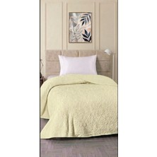 ZBY Home Embos Tek Kişilik Battaniye - Sarı