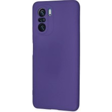 Renas Store Newface Xiaomi Poco F3 Kılıf Nano Içi Kadife Silikon - Mor
