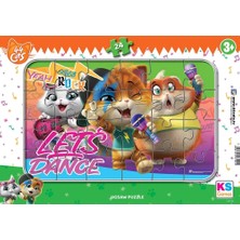 Renas Store Üreticiniz Ks Games 24 Parça Cats  Frame Puzzle