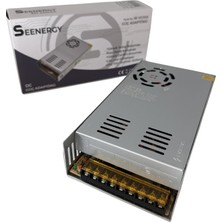 Seenergy 12 Volt 30 Amper Fanlı Cctv Güvenlik Kamerası ve  LED Sistemleri Trafosu ( Fanlı Soğutma )