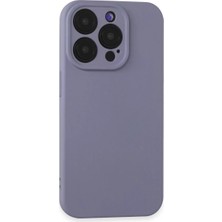 A-Luxe Newface Apple iPhone 15 Pro Max Kılıf Nano Içi Kadife Silikon - Lila