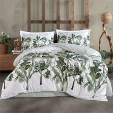 Sora Home Clasy Ranforce Nevresim Takımı Çift Kişilik Versay V1 Adaçayı