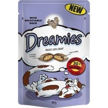 Dreamies Yetişkin Ördekli Kedi Ödül Maması 60G