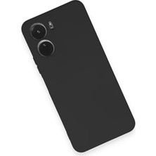 Renas Store Newface Vivo Y16 Kılıf Nano Içi Kadife Silikon - Siyah