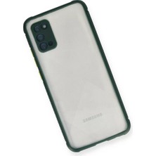 Renas Store Newface Samsung Galaxy A02S Kılıf Miami Şeffaf Silikon - Koyu Yeşil