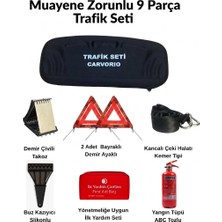 Carvorio Trafik ve Ilk Yardım Seti Muayene Uyumlu 9 Parça