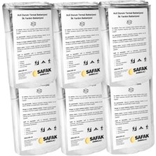 Die Grup 6'lı Paket Acil Durum Termal Battaniye Isı Yalıtımlı Soğuktan Koruma, Acil Durum Deprem, Kamp Outdoor 200X130 cm