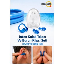 MAİN SHOP Intex Havuz ve Deniz Için Kulak Tıkacı ve Burun Klipsi Seti Saklama Kutulu M-55609