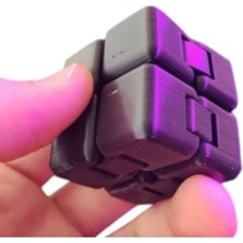 Die Grup Siyah Sonsuz Hareketli Fidget Küp, Stres ve Anksiyete Azaltıcı Bilek Parmak Güçlendirici