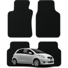 K2Carpet Toyota Yaris 2. Nesil (2005-2013) Özel Kesim Tam Uyumlu Lüx Oto Halı Paspas Toyota Yaris Paspas