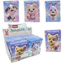 Şahin Kırtasiye Mikro Puffy PF-150 Best Friends Not Defteri 12'li Stand