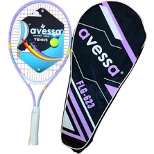 Die Grup Avessa FLG-623 L.purple Flamingo Desenli Tenis Raketi Mor