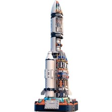 Vagon JK8501 Jaki Yarı Sökülmüş Perspektif Roketi 800+ Parça Block Oyuncak
