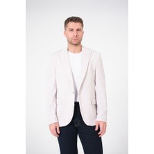 Bonesti Erkek Slim Fit Blazer Ceket Taş