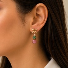 Vesce Atelier Sweet Jade Doğaltaş Küpe
