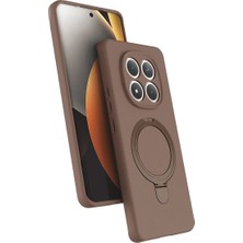 Coolacs Xiaomi Redmi Note 15 Pro 4g Uyumlu Kılıf Halka Standlı M-Safe Telefon Kılıfı Kapak