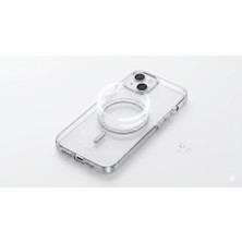 Yağızgil iPhone 15 MagSafe Kılıf | Şeffaf Sararmaz Darbe Emici Kamera Korumalı TPU Case