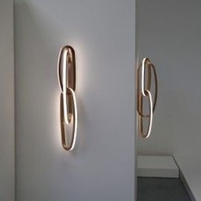 3’lü Gold LED Aplik